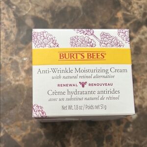 NEW Sealed Burt’s Bees Anti-Wrinkle Moisturizing Cream